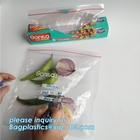 El corte sellado plástico a granel del bolso redondea el bolso del almacenamiento de la comida para la haba, bolsos de empaquetado del almacenamiento del ahorrador del congelador, bageas