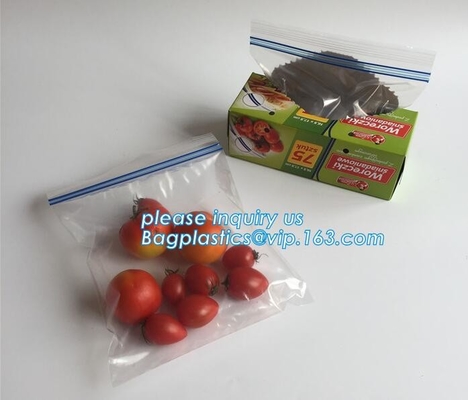 La bolsa de plástico que se puede volver a sellar de la categoría alimenticia para el producto para la fruta seca, bolso de /transparent k del bolso de la cremallera del Ldpe de la categoría alimenticia