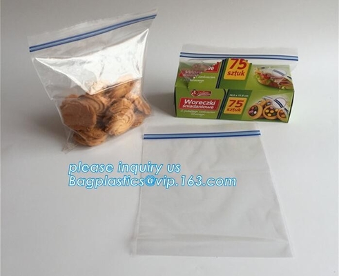 La bolsa de plástico que se puede volver a sellar de la categoría alimenticia para el producto para la fruta seca, bolso de /transparent k del bolso de la cremallera del Ldpe de la categoría alimenticia