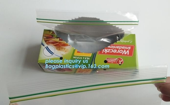 La bolsa de plástico que se puede volver a sellar de la categoría alimenticia para el producto para la fruta seca, bolso de /transparent k del bolso de la cremallera del Ldpe de la categoría alimenticia