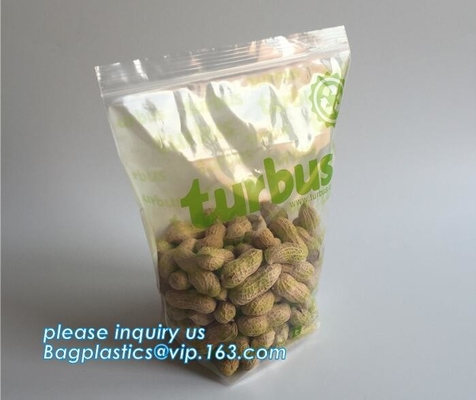 La entrega de la comida empaqueta los bolsos reciclables permanentes de la entrega de la comida, bolso impreso del bocadillo de la categoría alimenticia del material del LDPE