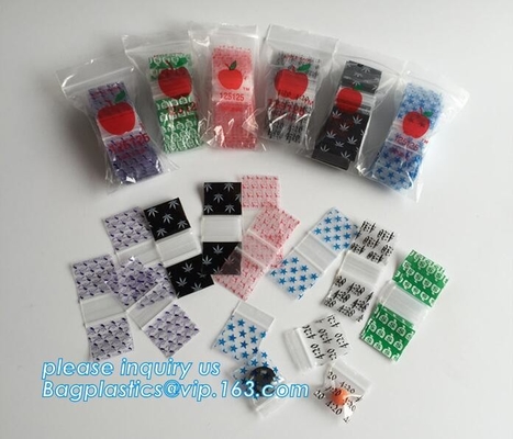 los bolsos de encargo reutilizables de la manzana k, baggies plásticos de la mini manzana, reciclaron el baggie claro de la manzana del bolso de Mini Heavy Duty k