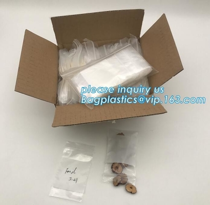 Bolso púrpura los 3.5*4.5CM claro tamaño pequeño de la cremallera de Mini Size Grip Press Seal del bolso de k, mini que se puede volver a sellar plástico de encargo de la fábrica