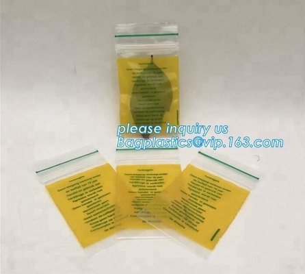 Rojo del color de encargo de la fábrica pequeño/rosa/bolso que se puede volver a sellar verde/amarillo/azul para las decoraciones, bagplastics, bageas