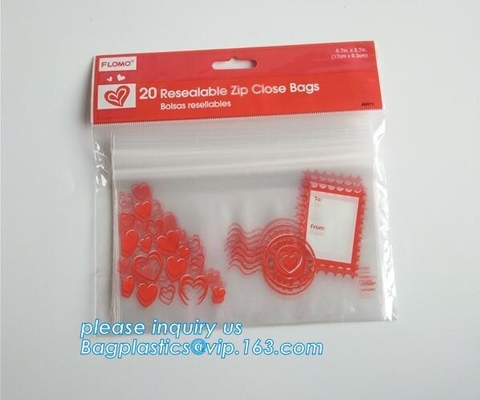 bolso con página web de k China ninguna bolsa transparente de impresión para el acondicionamiento de los alimentos, bolsos del regalo k, pac de la cremallera del soporte para arriba