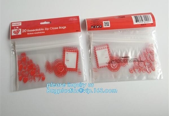 bolso con página web de k China ninguna bolsa transparente de impresión para el acondicionamiento de los alimentos, bolsos del regalo k, pac de la cremallera del soporte para arriba