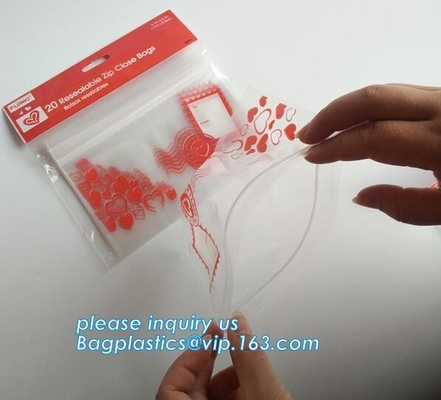 bolso con página web de k China ninguna bolsa transparente de impresión para el acondicionamiento de los alimentos, bolsos del regalo k, pac de la cremallera del soporte para arriba