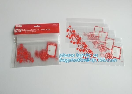 bolso con página web de k China ninguna bolsa transparente de impresión para el acondicionamiento de los alimentos, bolsos del regalo k, pac de la cremallera del soporte para arriba