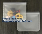 Snacks de PEVA que empaquetan el bolso de impresión de encargo del almacenamiento del bocadillo de la comida de Logo Reusable PEVA, bolso de vacío para la comida