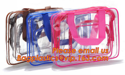 Bolso de la cremallera del PVC, bolso cosmético del PVC, bolso claro del PVC, la bolsa de plástico del PVC, bolso de la ropa interior del PVC, bolso de la playa del PVC, bolsos de Eva, bolsos del tpu