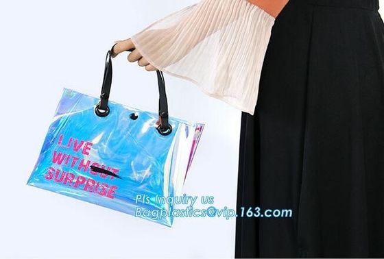 manija redonda del bolso del PVC del bolso de la hebilla según la protección del medio ambiente, la característica y el lacre reciclable y el Handl de la manija