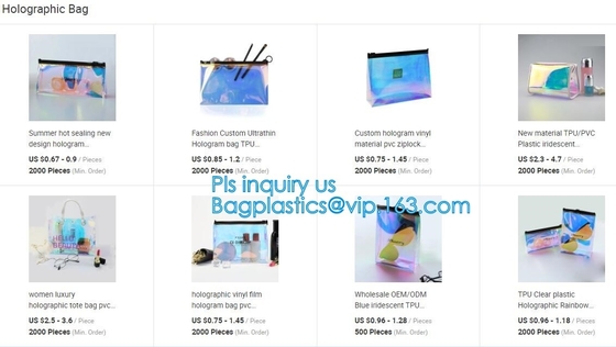 Los bolsos transparentes elegantes llevan a hombros los bolsos de la playa del PVC del totalizador para las mujeres con la cremallera, bolso transparente del PVC del vinilo con