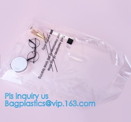 los bolsos transparentes elegantes del PVC de los bolsos de lujo, los bolsos de encargo hicieron en China, bolso que hacía compras de las señoras del PVC del bolso que hacía compras
