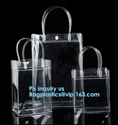 Embrague transparente Tote Bag, Tote Handbags Shopping Shoulder Bags, bolsos del bolso DIY del claro del verano de la playa del PVC de la jalea