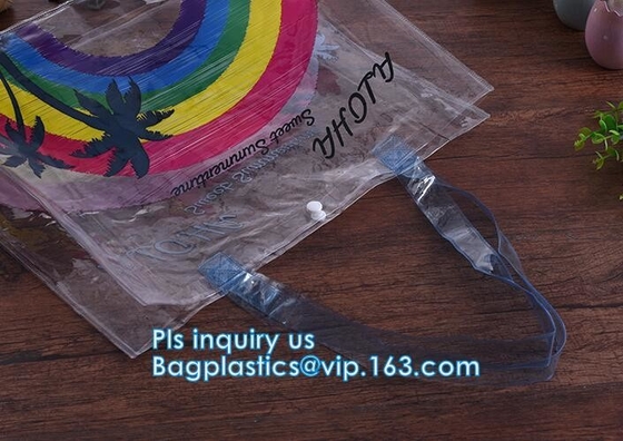 La bolsa de asas reflexiva del hombro del laser de la PU del Pvc, muchachas del bolso de la playa lleva a hombros a Tote Beach Bag, envío y dirección de la playa del viaje del gimnasio del bolso