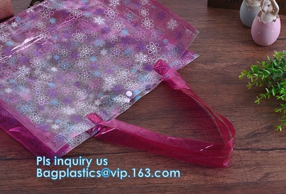 bolso inflable de la playa del hombro del pvc, bolso transparente del hombro del lazo del PVC, bolsa de Tote Shoulder Bag With Inner de la playa