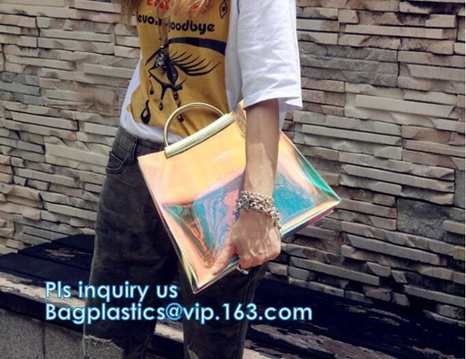 bolso del pvc de la moda de las señoras, bolsos Tote Beach Handbags, bolso Tote Bag, mujeres bolso, bolso de las mujeres del PVC de las mujeres del PVC de la playa del PVC