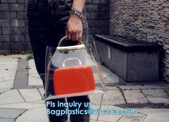 bolso del pvc de la moda de las señoras, bolsos Tote Beach Handbags, bolso Tote Bag, mujeres bolso, bolso de las mujeres del PVC de las mujeres del PVC de la playa del PVC