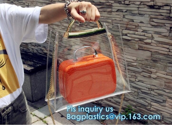 bolso del pvc de la moda de las señoras, bolsos Tote Beach Handbags, bolso Tote Bag, mujeres bolso, bolso de las mujeres del PVC de las mujeres del PVC de la playa del PVC