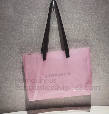 bolsos de la playa de la moda de los bolsos de mano del hombro de la playa del PVC del laser, bolso al aire libre impermeable de la haba de la playa, bolso impermeable de la playa del PVC