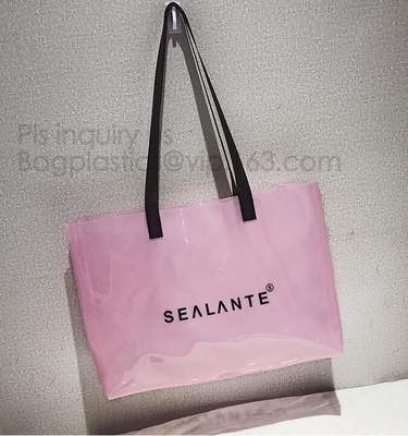 bolsos de la playa de la moda de los bolsos de mano del hombro de la playa del PVC del laser, bolso al aire libre impermeable de la haba de la playa, bolso impermeable de la playa del PVC