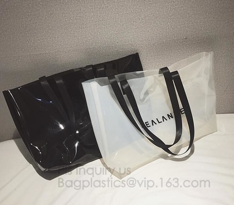 La playa del verano empaqueta el bolso claro del PVC, cruz del holograma del PVC - la bolsa para transportar cadáveres para la playa del verano, bolso plástico de la playa del bolso de la playa del PVC para las mujeres