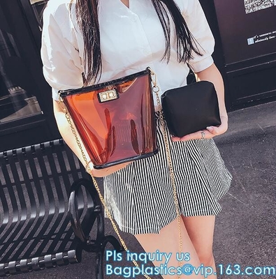 bolso de compras claro promocional impermeable de la manija del pvc del totalizador, bolsos de compras reutilizables impermeables del totalizador de la estera del PVC, verano p suave