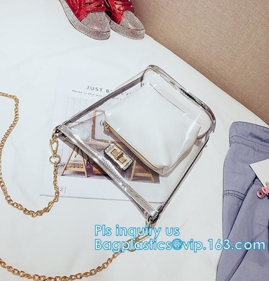 bolso de compras claro promocional impermeable de la manija del pvc del totalizador, bolsos de compras reutilizables impermeables del totalizador de la estera del PVC, verano p suave