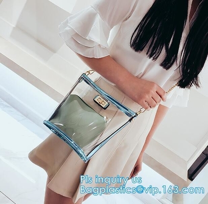 el bolso de la playa de la capacidad grande del bolso de compras de la bolsa del viaje del PVC 420D, manejó bolsos que hacían compras no tejidos del PVC, dirige práctico