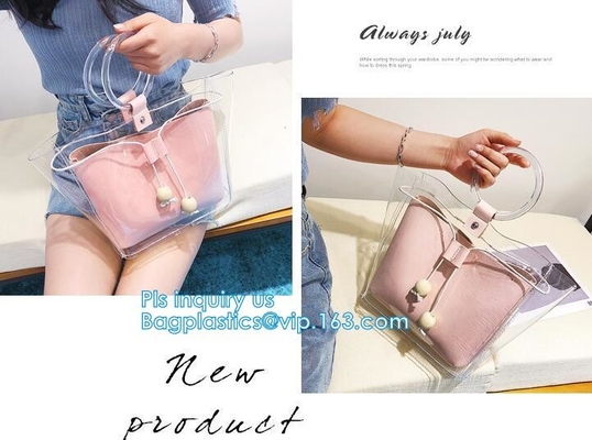 Bolso de compras del totalizador del PVC del color de la flor de la belleza, poliéster Tote Bag Grocery Bag de la capa 600D del PVC con la cremallera que se cierra, manija