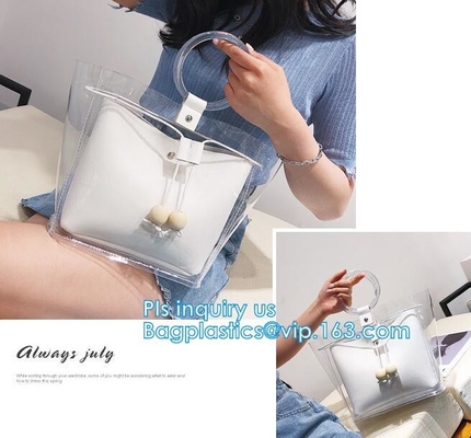 Bolso de compras del totalizador del PVC del color de la flor de la belleza, poliéster Tote Bag Grocery Bag de la capa 600D del PVC con la cremallera que se cierra, manija
