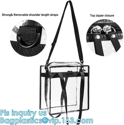 Bolso popular para las mujeres, bolso adolescente amistoso del Pvc del claro de la moda de Eco, pared popular del hombro del claro de la PU de la señora del bolso
