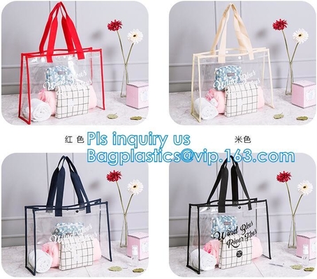 Bolso popular para las mujeres, bolso adolescente amistoso del Pvc del claro de la moda de Eco, pared popular del hombro del claro de la PU de la señora del bolso