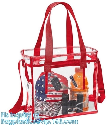 Bolso popular para las mujeres, bolso adolescente amistoso del Pvc del claro de la moda de Eco, pared popular del hombro del claro de la PU de la señora del bolso
