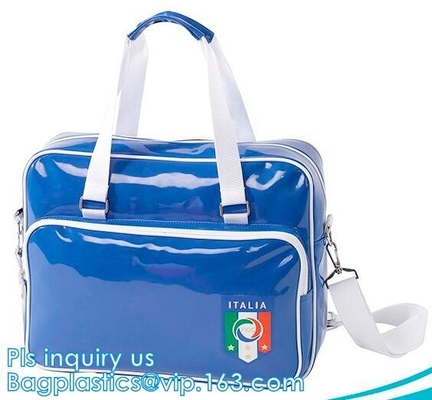 El bolso impermeable plástico con la cremallera, bolso del viaje del PVC del retrete con la cremallera para el viaje, cáscaras forma el viaje de nylon de la bolsa de la cremallera