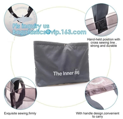 bolso de compras del vinilo del espejo del pvc de la moda con la impresión, bolso de compras claro durable reciclable del PVC con el cierre del botón, totalizador