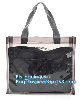 bolso caliente de la señora de la venta, bolso de compras del pvc de la señora, playa Tote Bags que hace compras, bolso del PVC de compras del PVC para la ropa y los zapatos, comprador