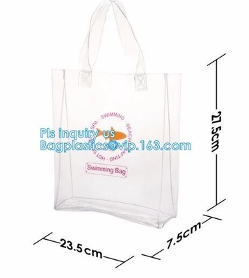 bolso caliente de la señora de la venta, bolso de compras del pvc de la señora, playa Tote Bags que hace compras, bolso del PVC de compras del PVC para la ropa y los zapatos, comprador