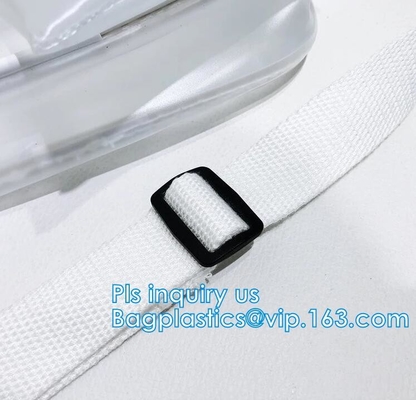 Cruz del PVC del claro del estilo del vintage - bolso de compras del hombro del cuerpo, cruzado claro del bolso de las señoras - sistemas del bolso de cuerpo, wome reutilizable