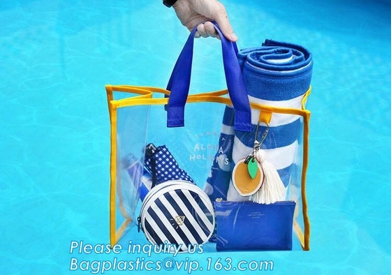 Bolso de encargo del PVC de señora Single Clear Waterproof de los hombres de las mujeres, cruz clara del PVC del hombro de la honda - la bolsa para transportar cadáveres, ingenio del bolso