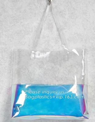 Monedero transparente del claro del Pvc del bolso de la playa del verano que hace punto al pequeño diseñador Jelly Bag, hombro B de los bolsos de la moda del bolso