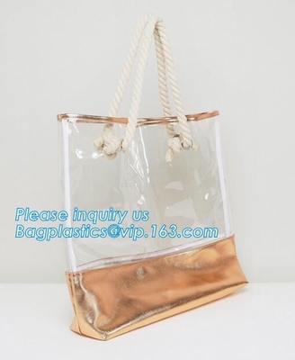 Monedero transparente del claro del Pvc del bolso de la playa del verano que hace punto al pequeño diseñador Jelly Bag, hombro B de los bolsos de la moda del bolso