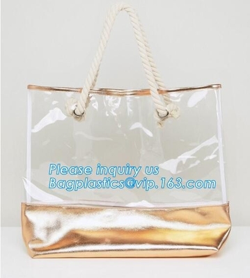 Monedero transparente del claro del Pvc del bolso de la playa del verano que hace punto al pequeño diseñador Jelly Bag, hombro B de los bolsos de la moda del bolso