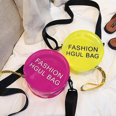 Tote Bags claro de las mujeres para el bolso transparente aprobado estadio de los bolsos del PVC del monedero claro del trabajo, mini embrague de los bolsos