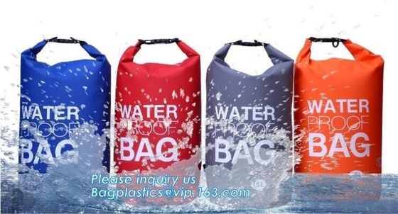 bolso impermeable al por mayor de encargo de alta calidad de 2L 5L 10L 15L 20L 25L 30L Logo Water Repellent Dry Bag, paquete L de encargo del océano