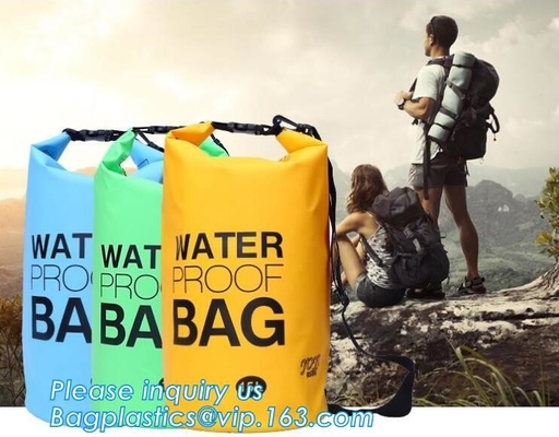 Prenda impermeable seca de encargo del bolso seco del PVC 5L de la prenda impermeable del saco del logotipo 500D del paquete del océano, prenda impermeable Mini First Aid Kit Bag S del poliéster