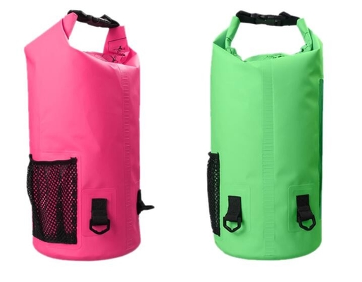 promoción 10L, 20L, paquete del océano de la lona del PVC 30L que flota bolsos secos con el bolsillo delantero de la correa de hombro, Wat flotante que nada