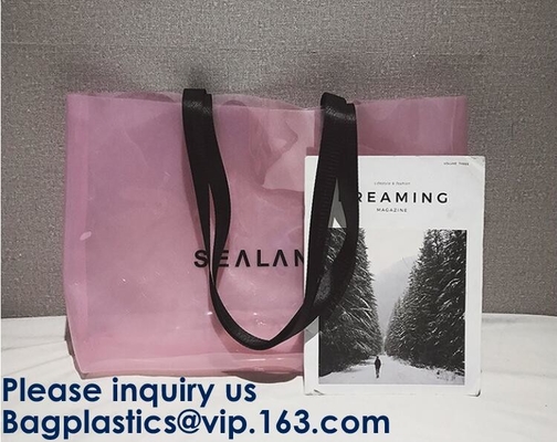 Mensajero transparente Bag Women Pink Jelly Shoulder Bag Female Big Tote Girl Handbags del laser del holograma de las ventas calientes del Amazonas