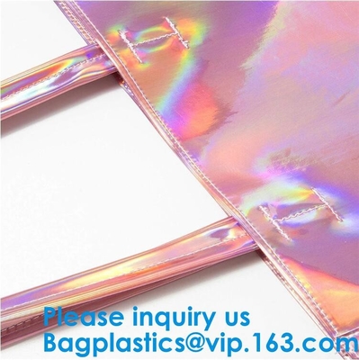 Bolso de Tote Bag /Shoulder/bolso de compras/bolso de la manija/bolso de la playa/bolso impermeable, playa Tote Bag With de señora Handbag Set Transparent