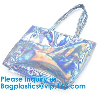 Bolso de Tote Bag /Shoulder/bolso de compras/bolso de la manija/bolso de la playa/bolso impermeable, playa Tote Bag With de señora Handbag Set Transparent